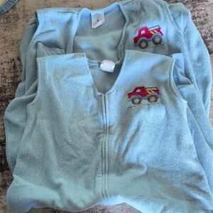 Halo Big Kids SleepSack in Light Blue with Yellow Logo